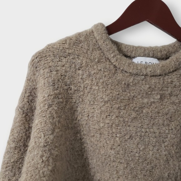 Le Bon Shoppe Mushroom Envie Sweater Boxy Oversized Chunky Boucle Sz M/L - Picture 2 of 12